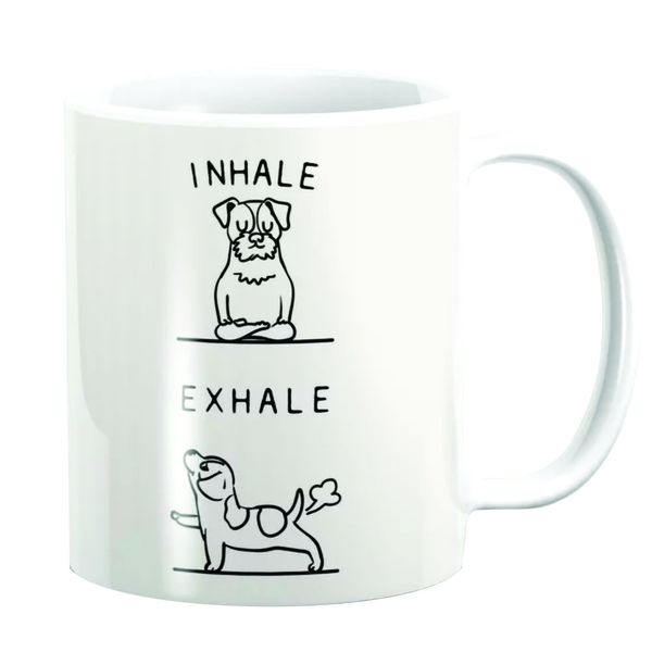 PepperSt Mug - Inhale Exhale Jack Russell Terrier