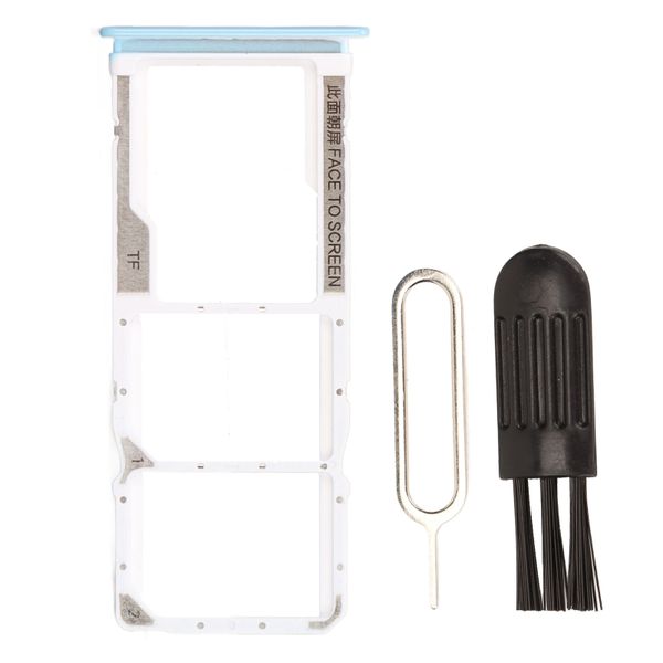 SIM Card Tray compatible with Redmi Note 9 Light Blue