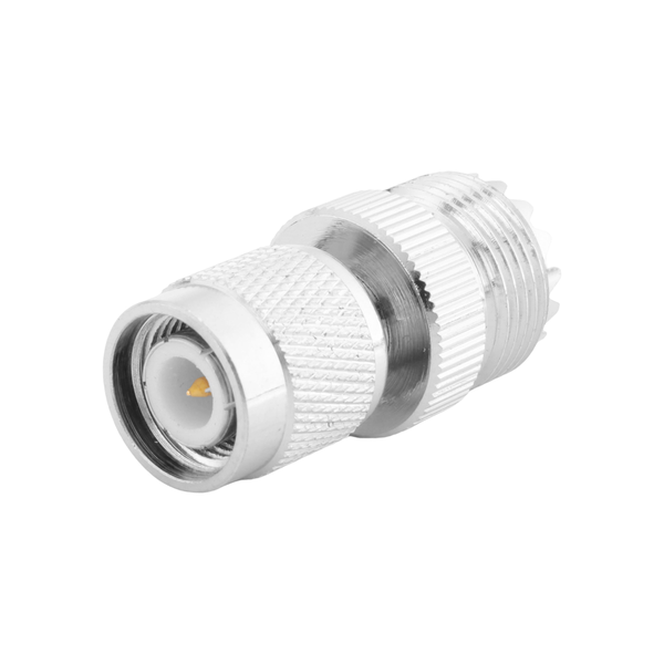 TNC Male to PL259 UHF Female Adapter Connector silver
