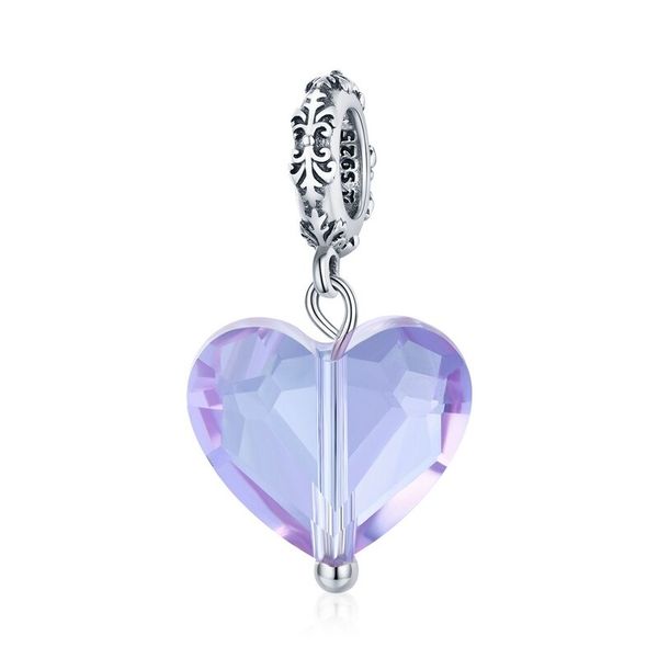 Charms Forever 925 Sterling Silver Whimsical Heart Charm by ASR