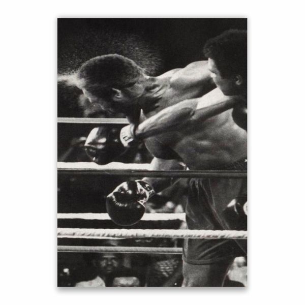 Muhammad Ali Powerful Punch Poster - A1