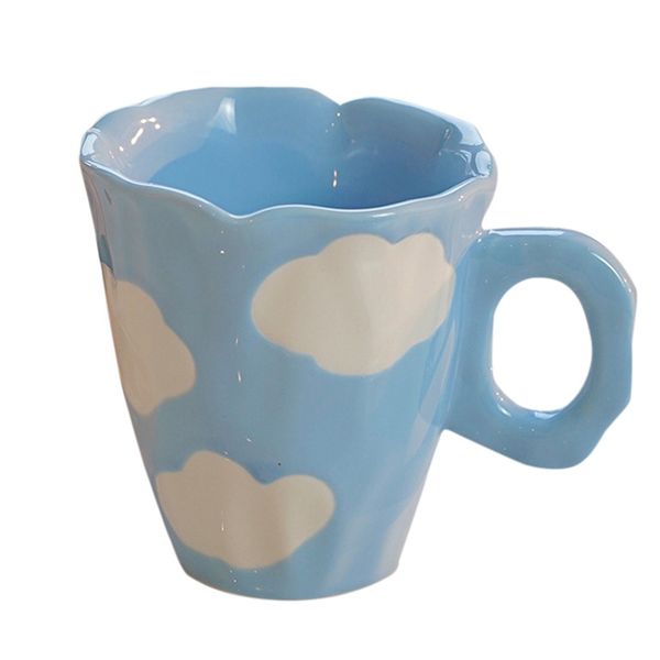 Coffee Cup For Tea Milk Creative Gifts Cup(Blue)