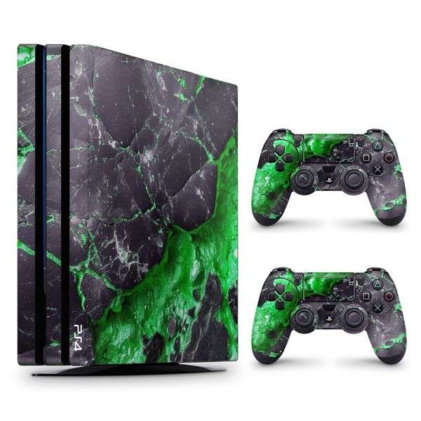 Decal Skin Compatible with PS4 Pro - Carbon Stone Purple (Decal Only)