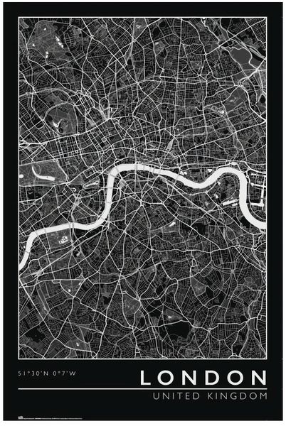 City Map - London Poster