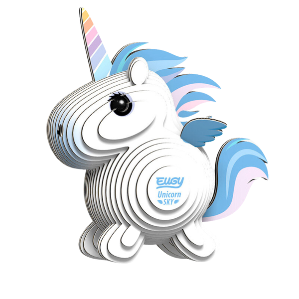 Eugy Unicorn Sky 3D Model