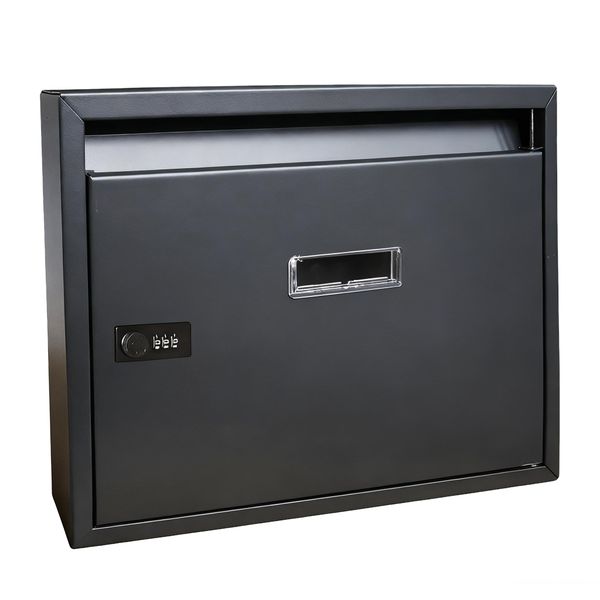 Mail Boxes Wall Mount Combination Lock Security Letter Box Metal Post Box