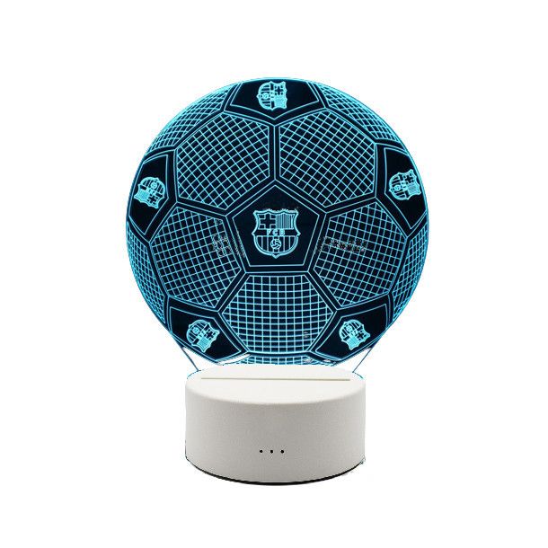 3D LED: FC Barcelona Optical Illusion Lamps Light|Smart Touch|Remote