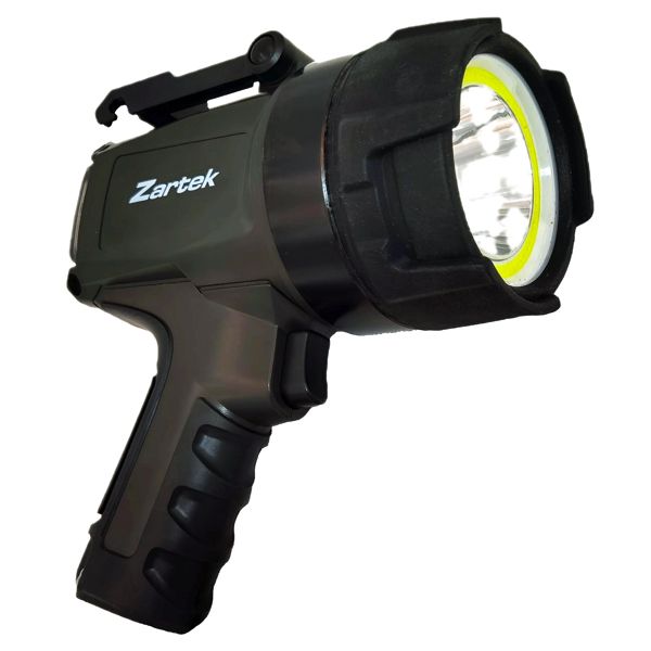 Zartek Rechargeable LED Spotlight 1500LM with Worklight 1650LM