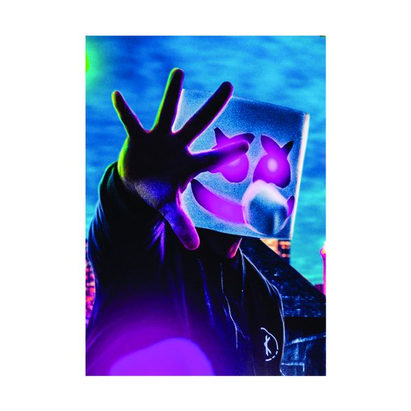 Marshmello Abstract Pink - A1 Poster
