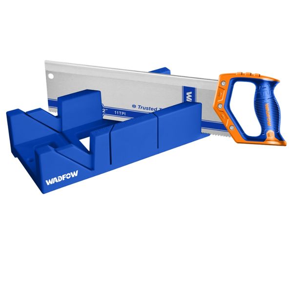 Wadfow - Plastic Mitre Box Set (300x140x80 mm)- 300mm Back Saw