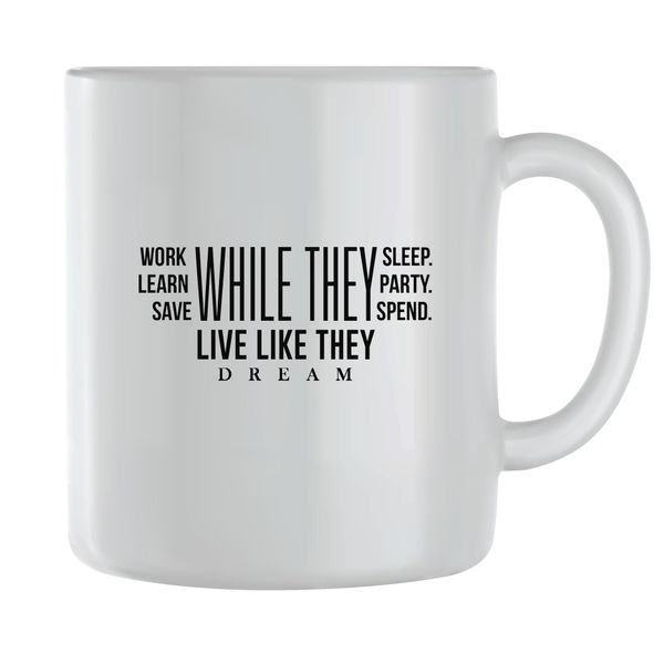 While Coffee Mugs for Men Women Motivational Sayings Graphic Cups Gift 216