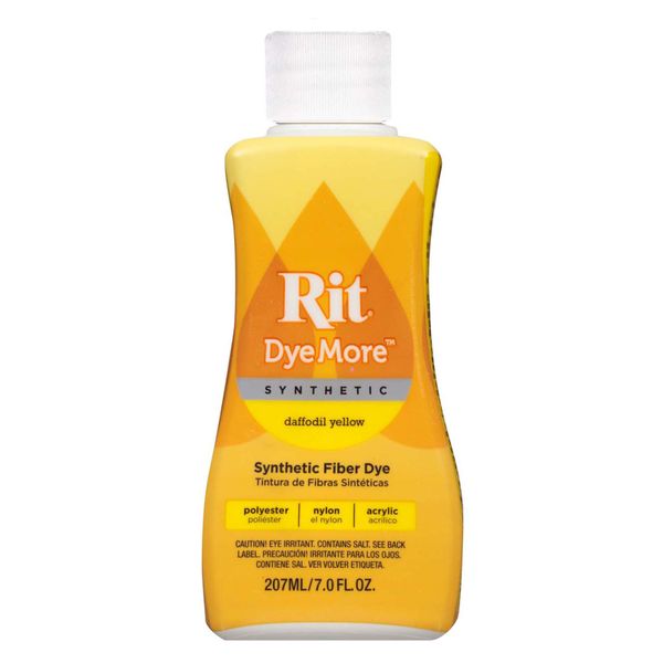 Rit DyeMore Synthetic Fibre Dye - Daffodil Yellow 207ml