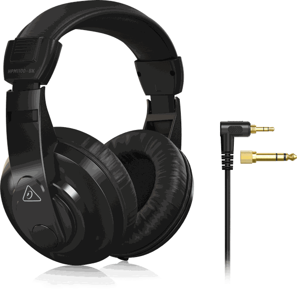 Behringer HPM1100-BK - Multipurpose Closed-Back Headphones (Black)