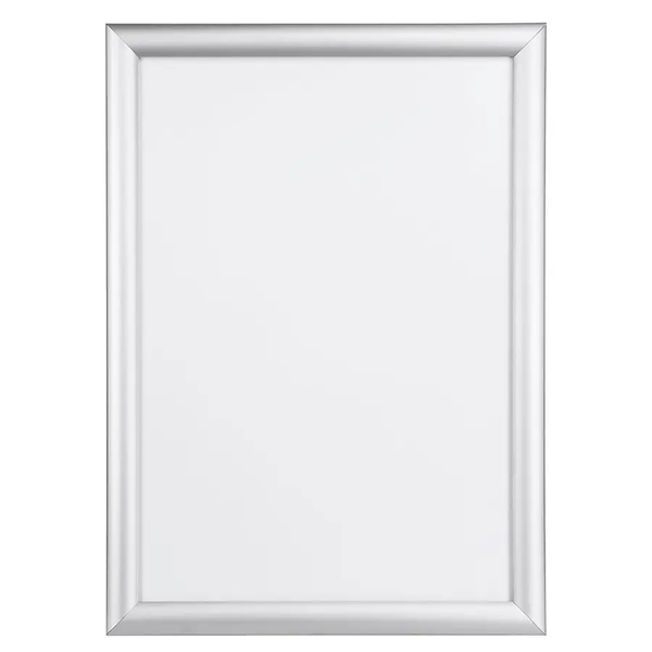 A4 Aluminium Slimline Poster Frame - Snap Down Edges - Wall Hanging Display