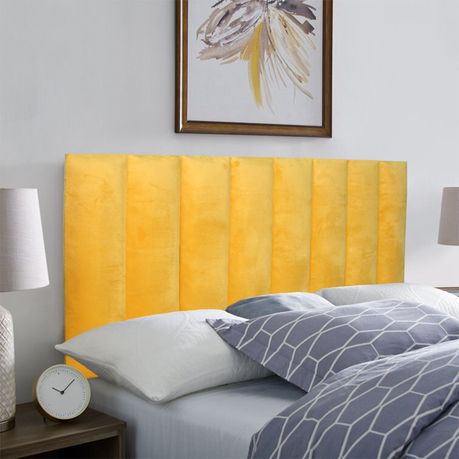 Mustard on sale yellow headboard