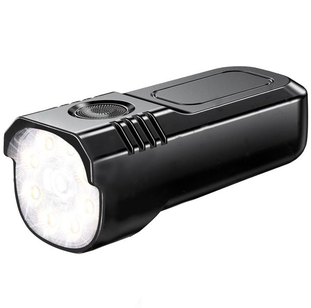 1000 Lumens USB Bike Light Set, 7 Modes, Waterproof, Aluminum Shell