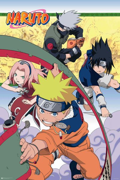 Naruto Classic - Team 7 Poster