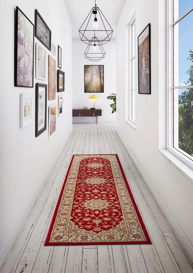 Rug Warehouse Hnna Centre Medallion Red Shop Today. Get it Tomorrow