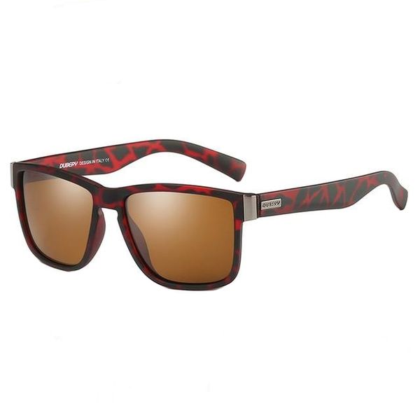 Dubery High Quality Men's Polarized Sunglasses - Douhua / Tea