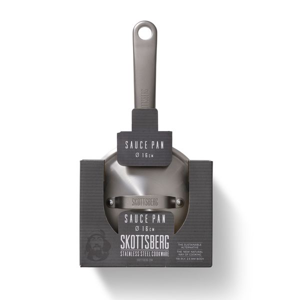 Skottsberg Stainless Steel Saucepan - 16cm