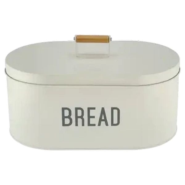 Elegant Iron Bread Bin with Handle