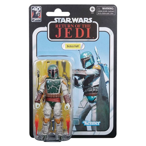 SW Black E6 40th Anniversary 6IN Boba Fett DLX Figure