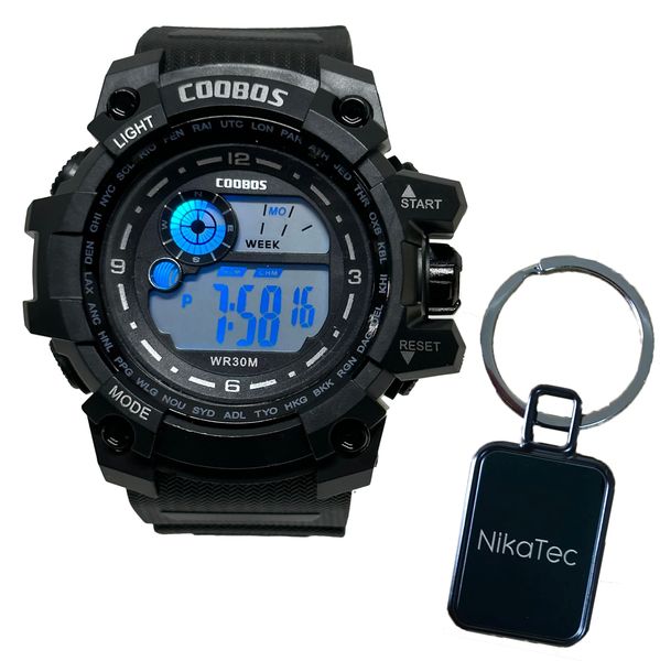 COOBOS Digital Military Wrist Watch For Men