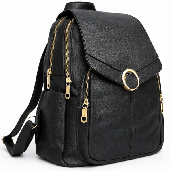 Women's Backpack Purse Anti-Theft Design - PU Leather, Multi-Compartment