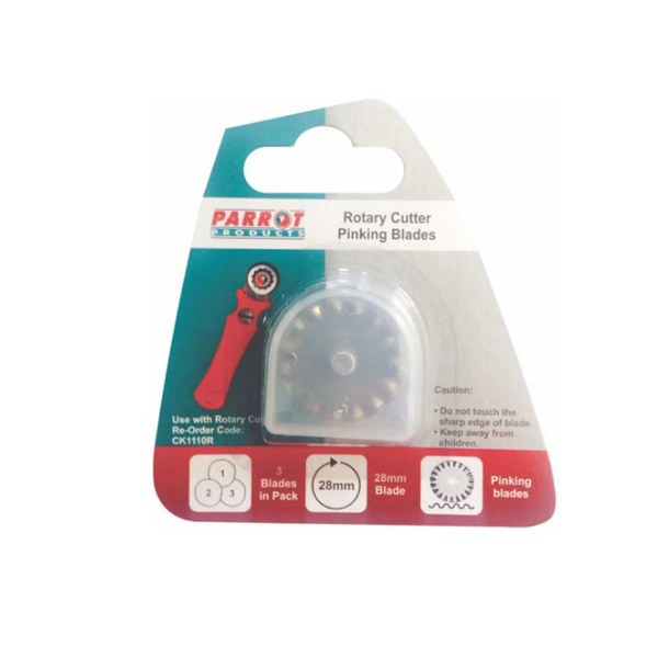 Parrot Craft Knife Rotary Blades 28mm Pinking x 1