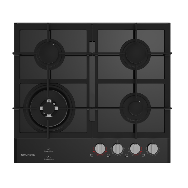 Grundig GIGL 6234250 Black 4 Plate Gas Hob