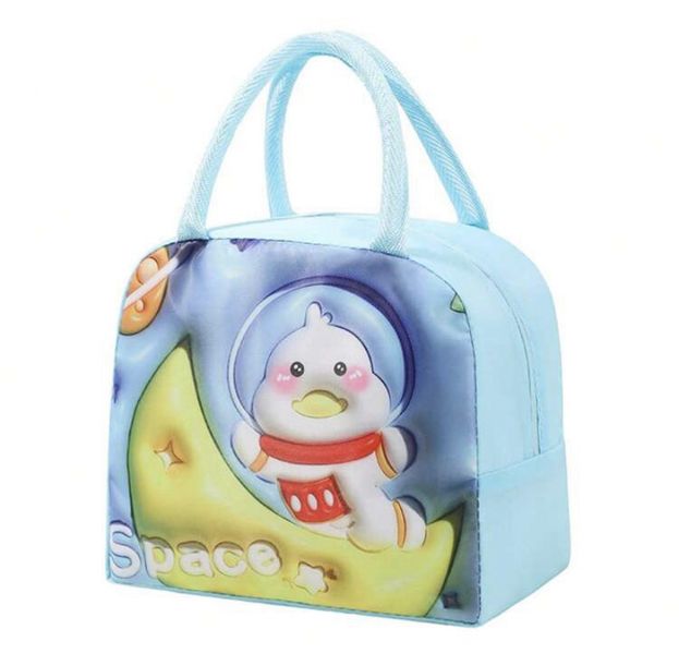 3D Astronaut Design Space Duck Thermal Insulation Lunch Bag