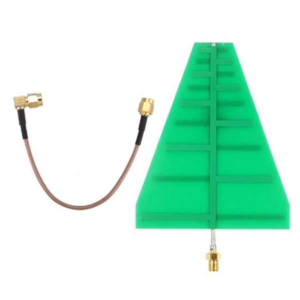 1.35Ghz-9.5Ghz 8x10Cm Uwb Ultra Wideband Log Periodic Antenna 5-6Db