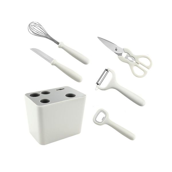 Kitchen Tools Peeler Egg Beater Bottle Opener Set - Set of 6 Pieces