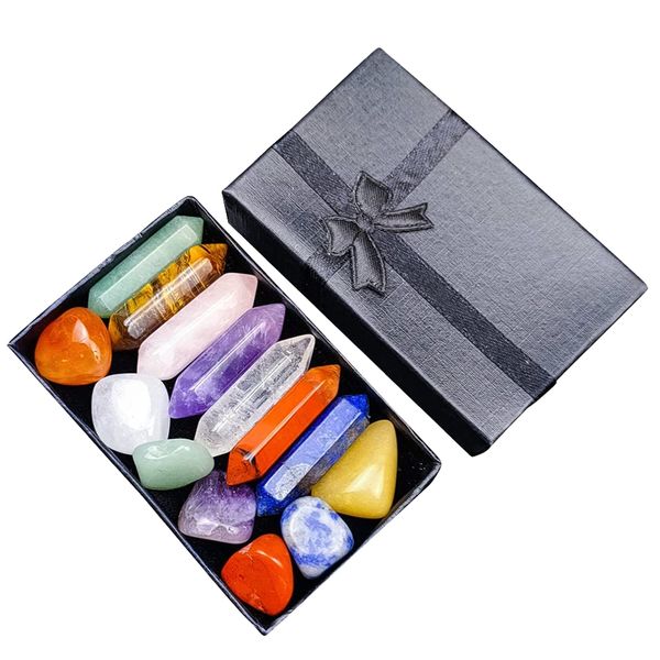Home Healing Natural Hexagon Pointed Irregular Shape Energy Stone- Unique