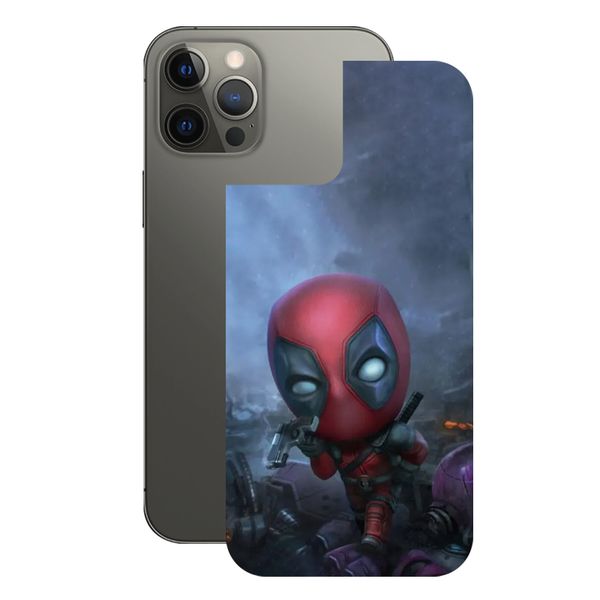 3D Anti-Scratch Embossed Back Skin for Apple iPhone 12 Series