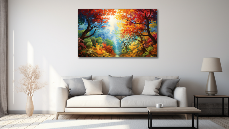 Canvas Wall Art -Enchanted Forest Abstract - MT0410