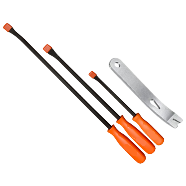4-Pieces Drop Forged Steel Pry Bar Set