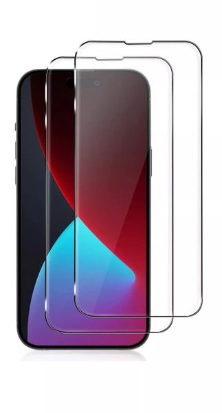 Screen Guard Protector-9D Tempered Glass For iPhone 14 Pro| 2 Pack
