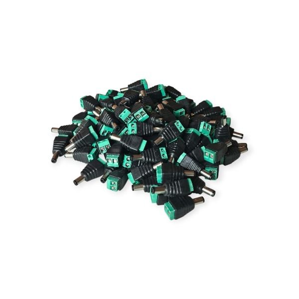 DC Male Power Adapter Terminal Connector 100 Pieces - XF00081