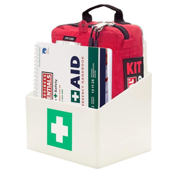Survival Work/Home 1st Aid Kit Plus (bracket&amp;book) - WFAKPLUS