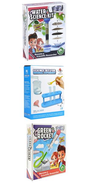 Kids Educational Knowledge Water Science Experiment Kits - Set of 3