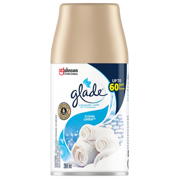 Glade Automatic Air Freshener Refill Clean Linen - 269ml