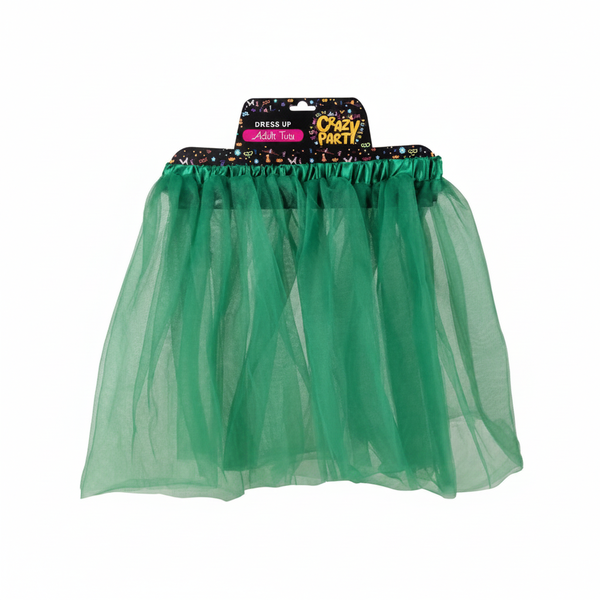 Crazy Party Green Adult Tutu Skirt for Costume and Festive Events
