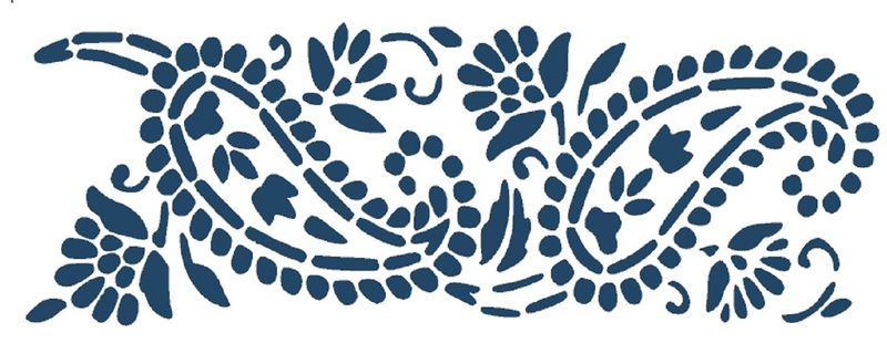 Cake Stencil - Paisley1