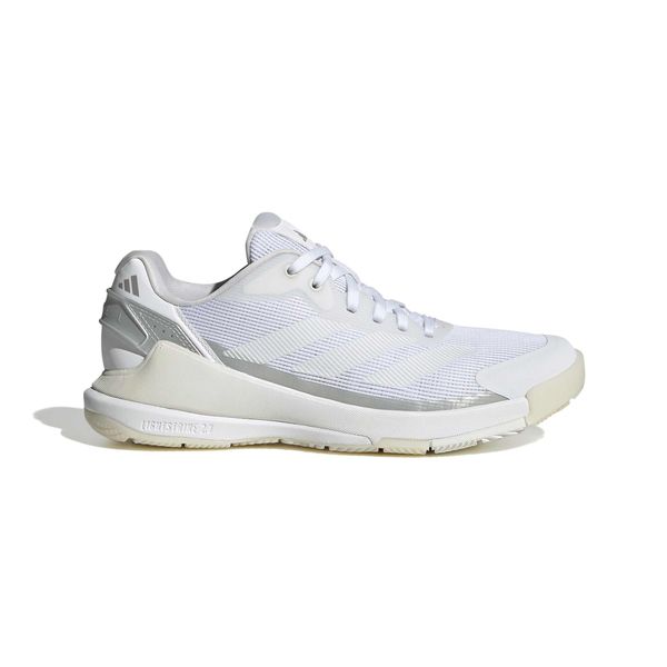 adidas Women's Crazyquick Lightstrike Padel Shoes - White/Zero Metallic