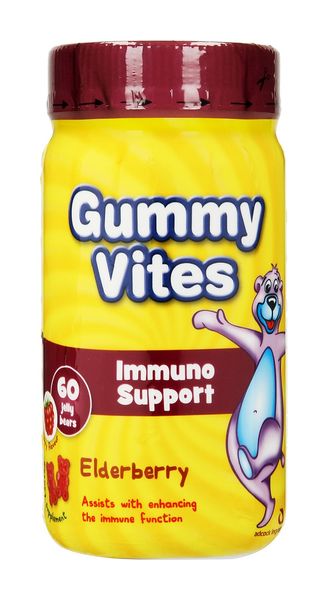 Gummy Vites Vitamin Supplement Elderberry 60ea