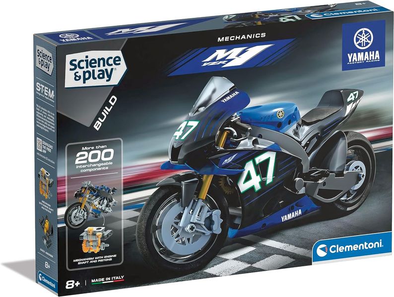 Clementoni Mechanics Yamaha Motorbike 20 Model Kit