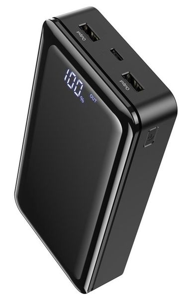30000 mAh Power Bank with 4 build in cable