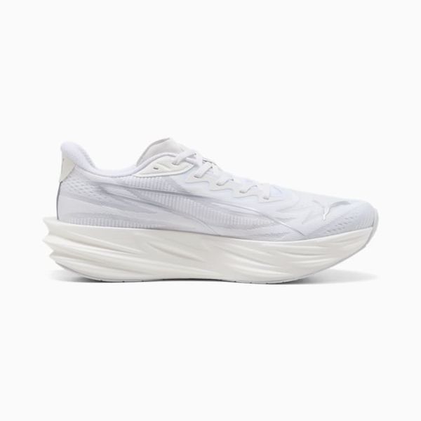 Puma Men's Deviate Pure NITRO Road Running Shoes - PUMA White/Ultra Red