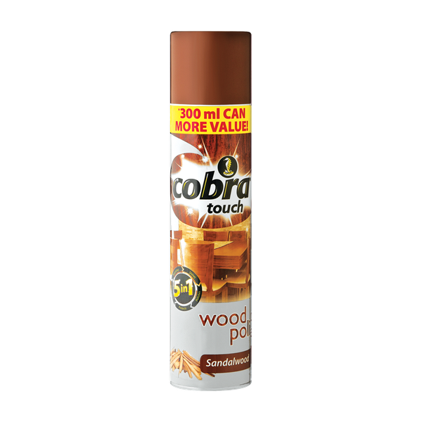 Cobra Touch Wood Polish Sandalwood - 300ml